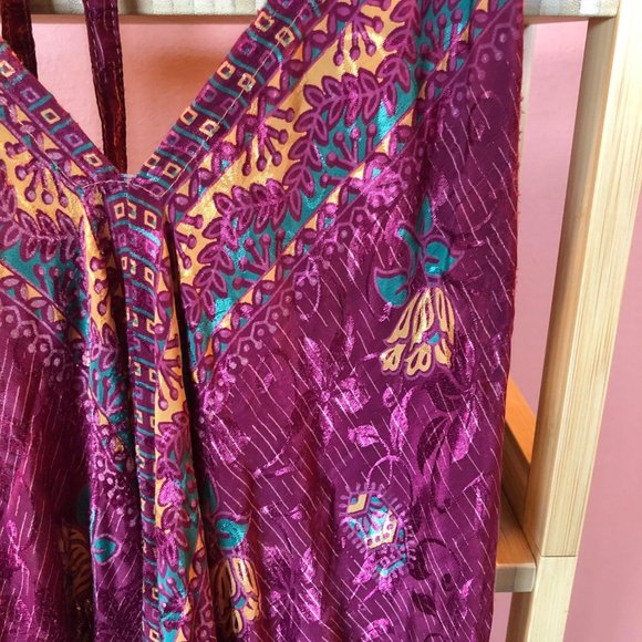 Silk Maxi Dress - Picture 2 of 3